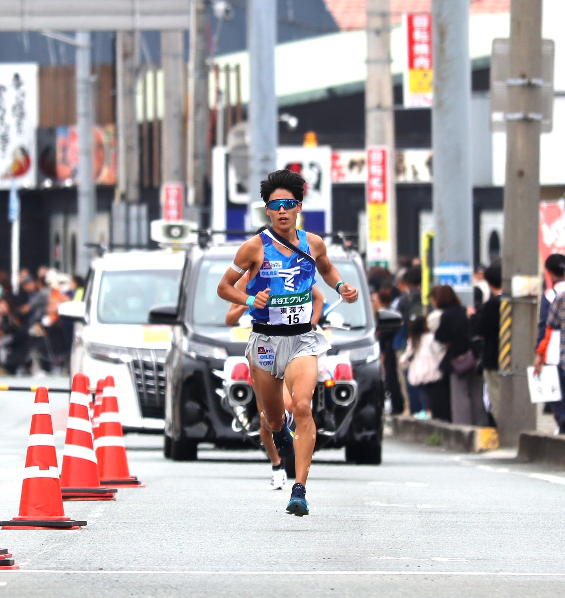 maco_min's tweet image. 2025.11.02
第57回全日本大学駅伝対校選手権大会
7区　南坂柚汰　選手（東海大学）①　
#GoTOKAI
#全日本大学駅伝
#全日本駅伝