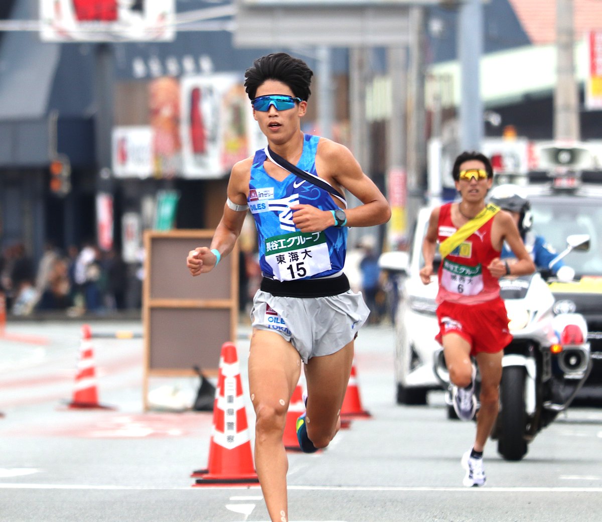 maco_min's tweet image. 2025.11.02
第57回全日本大学駅伝対校選手権大会
7区　南坂柚汰　選手（東海大学）②
#GoTOKAI
#全日本大学駅伝
#全日本駅伝