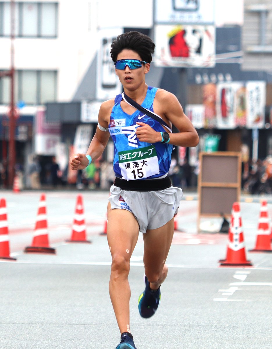 maco_min's tweet image. 2025.11.02
第57回全日本大学駅伝対校選手権大会
7区　南坂柚汰　選手（東海大学）②
#GoTOKAI
#全日本大学駅伝
#全日本駅伝