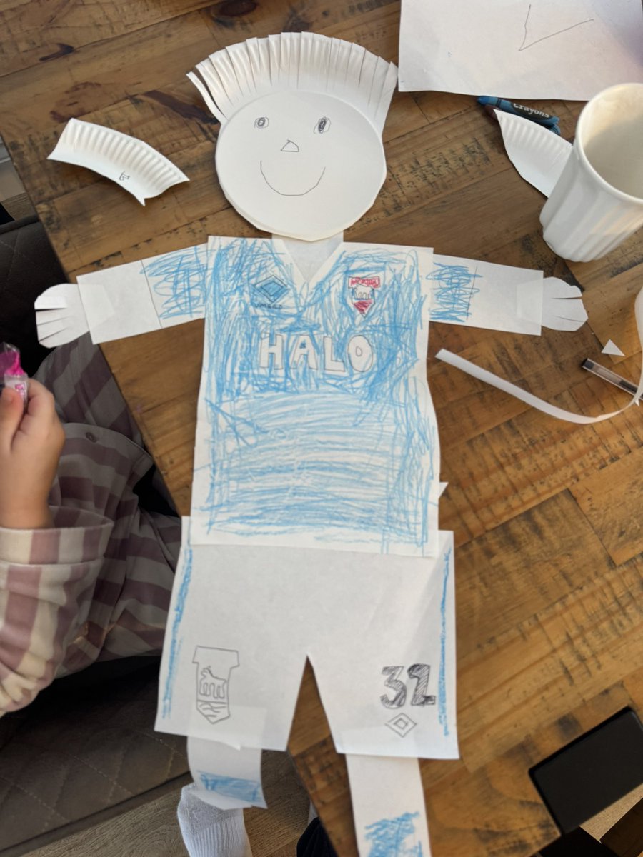 davepecky's tweet image. Doing a bit of art with my daughter #itfc #IpswichTown #Nunez