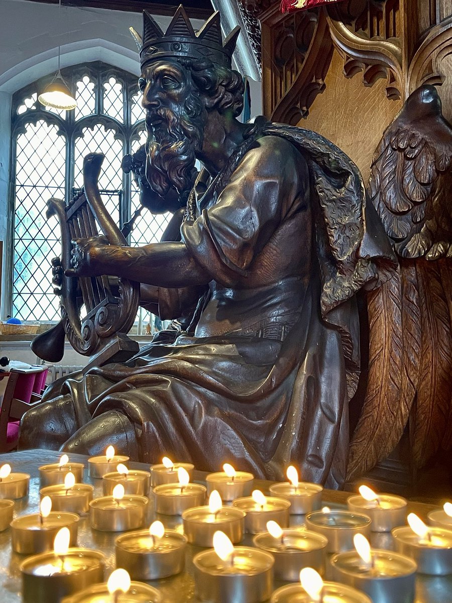 Lots of candles burning bright in memory of our loved ones and past parishioners of St Andrew’s Trowse from this mornings All Souls service. 
“Rest eternal grant unto them, O Lord”. 
#Trowse #StAndrewsTrowse #AllSouls