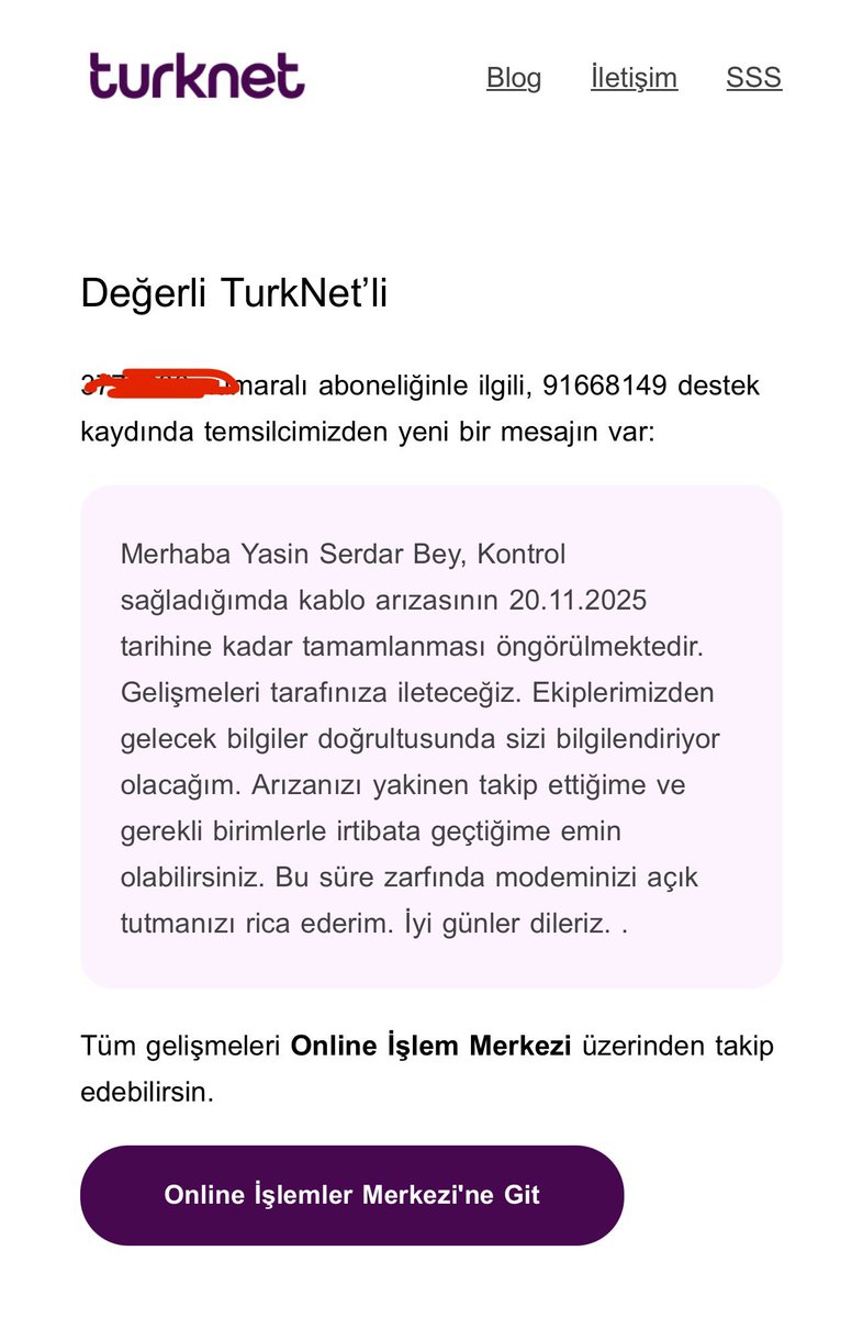 SaglamSerdar's tweet image. Aboneliğimi iptal edin @Turknet @TurkNetDestek ve hemen iki aydan fazla süredir kullanamadığım internetin ödemelerini iade edin! @BTKgovtr #turknet asla önermiyorum!