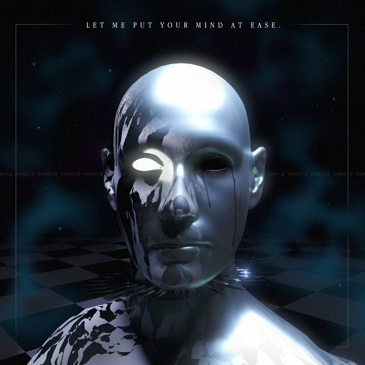 ✨#art #aesthetic #vaporwave #darkwave #blender #blendering #3d #3dart #design #graphics #spikes