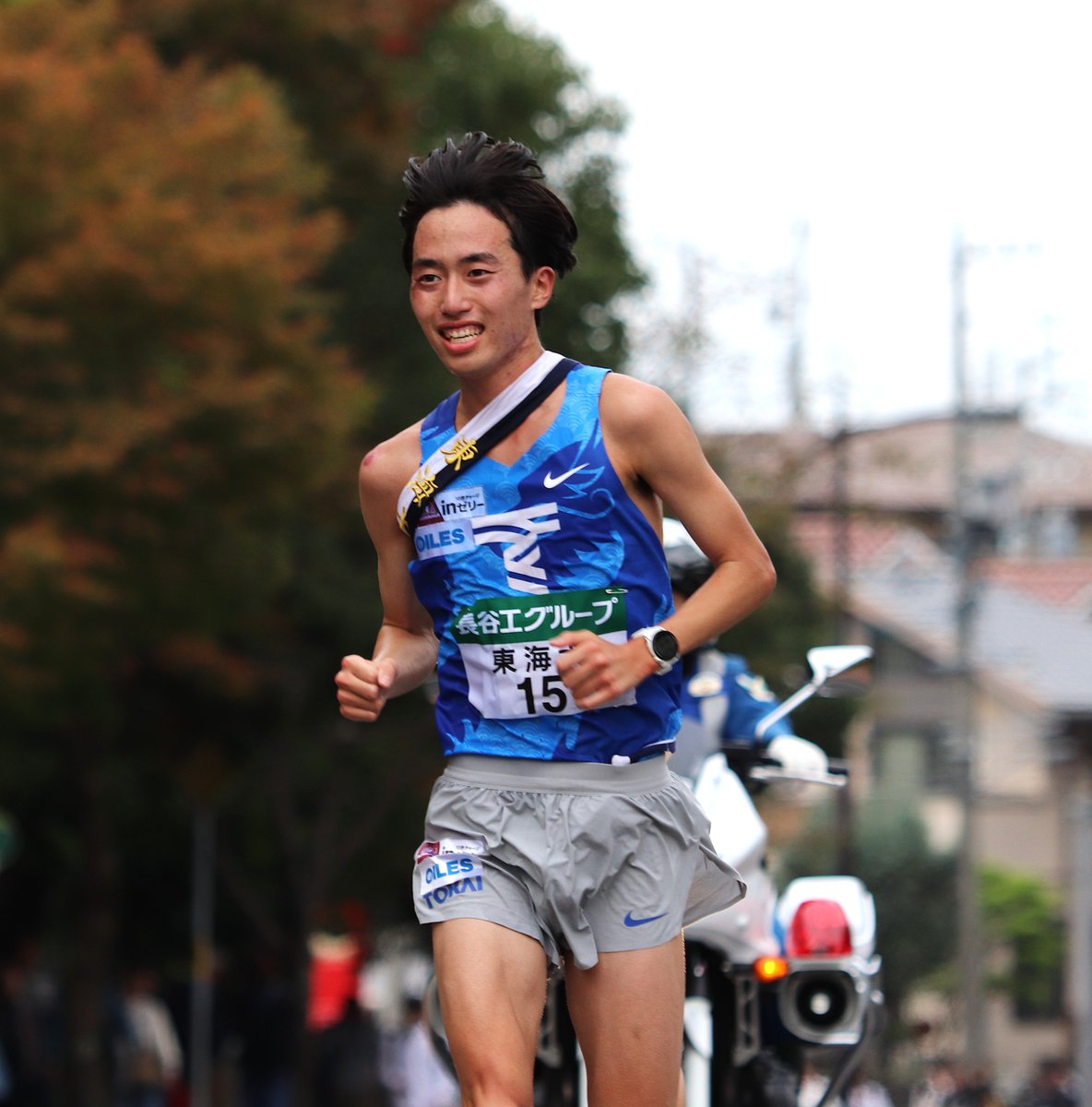 maco_min's tweet image. 2025.11.02
第57回全日本大学駅伝対校選手権大会
8区　竹割　真　選手（東海大学）②
#GoTOKAI
#全日本大学駅伝
#全日本駅伝