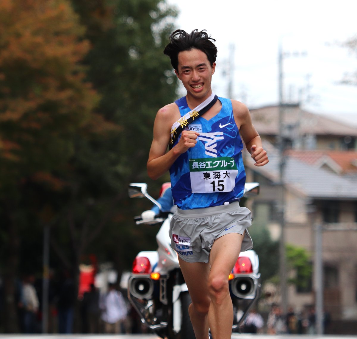 maco_min's tweet image. 2025.11.02
第57回全日本大学駅伝対校選手権大会
8区　竹割　真　選手（東海大学）②
#GoTOKAI
#全日本大学駅伝
#全日本駅伝