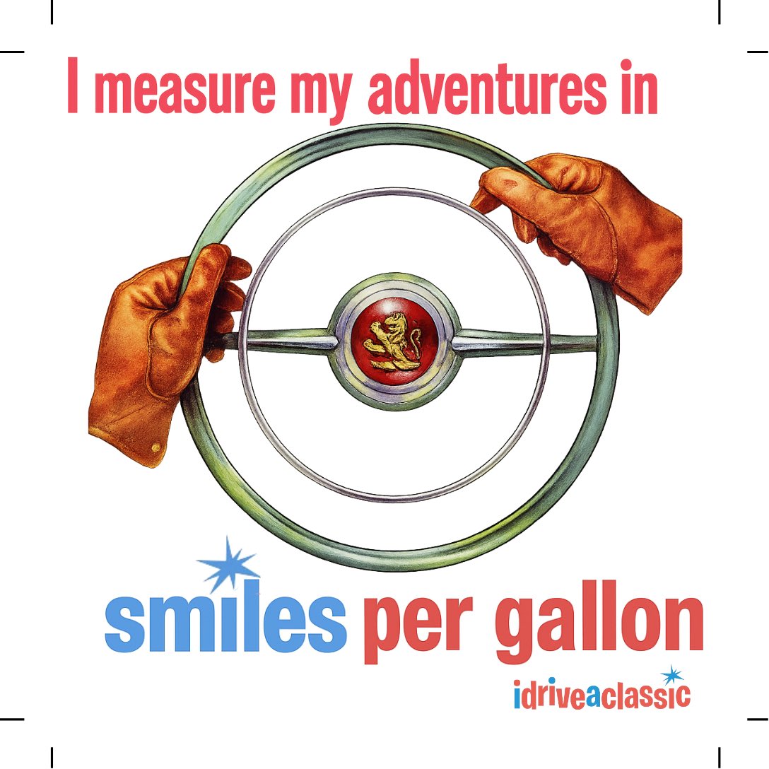 NEC CLASSIC MOTOR SHOW DISCOUNT CODE AND NEW MERCH REVEAL! 

Hello friends! Save on your entry to this years NEC Classic Motor Show with my code IDRIVEACLASSIC2 

And if you’re wondering what to spend your saving on, why not consider one of the new idriveaclassic stickers 😉