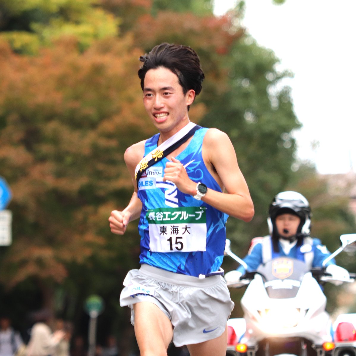 maco_min's tweet image. 2025.11.02
第57回全日本大学駅伝対校選手権大会
8区　竹割　真　選手（東海大学）③
#GoTOKAI
#全日本大学駅伝
#全日本駅伝