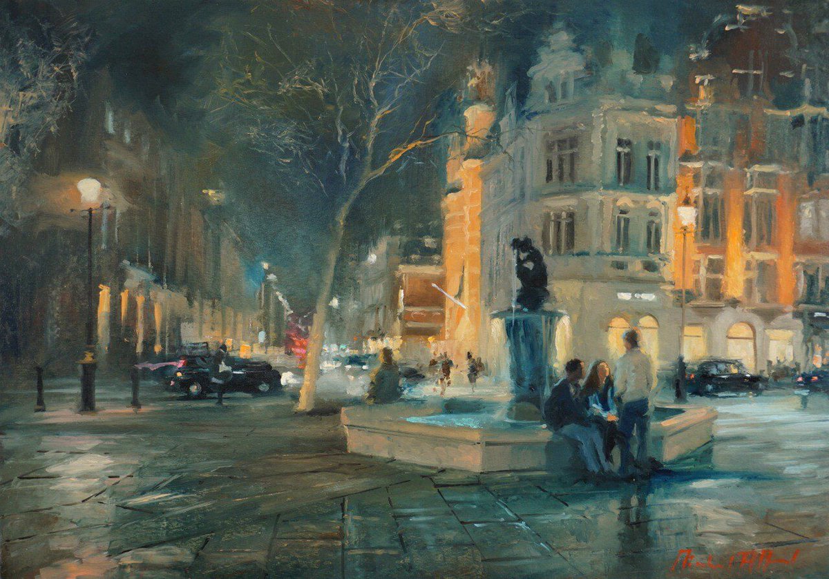 PaintingsLondon's tweet image. This week&apos;s theme was London Nights 🌙

Take a look at the timeline over the last week for full details of these and the rest of the featured pieces.