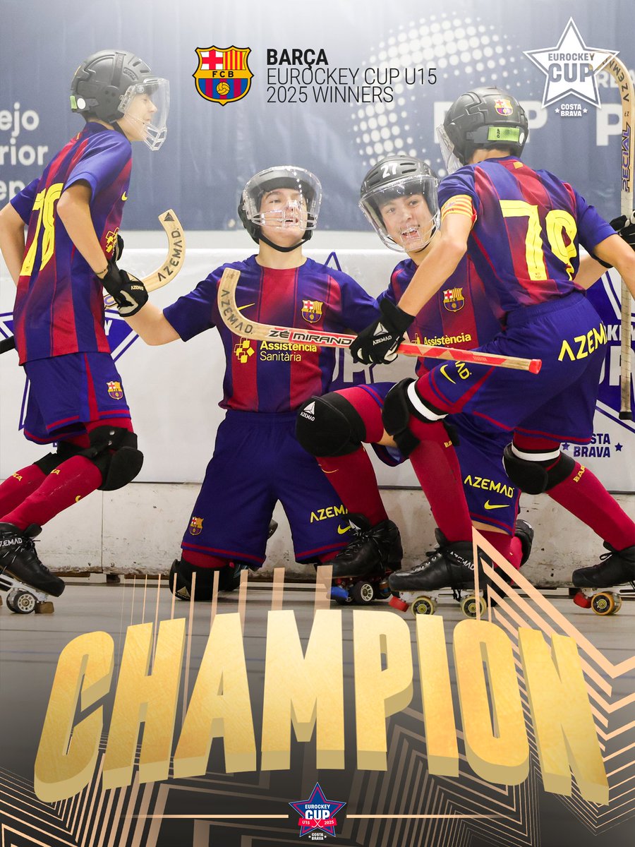 🗣️ 𝗧𝗛𝗘 𝟮𝟬𝟮𝟱 𝐔𝟏𝟓 𝗖𝗛𝗔𝗔𝗔𝗔𝗔𝗔𝗔𝗔𝗔𝗔𝗔𝗔𝗠𝗣𝗜𝗢𝗡𝗦 🏆

El Barça guanya l'Eurockey Cup U15 després de superar el Benfica 0-5

¡PARTIDAAAAAZO!

#EurockeyCup #BeTheNext #EsportsDDGI #InCostaBrava