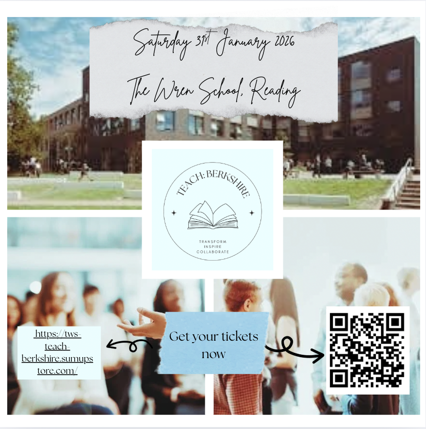 Feeling those Sunday blues?

Treat yourself to a phenomenal day of professional development on Saturday 31st January 2026.

Watch this space for our keynote speakers reveal and more incredible names joining us!

Details below: tws-teach-berkshire.sumupstore.com