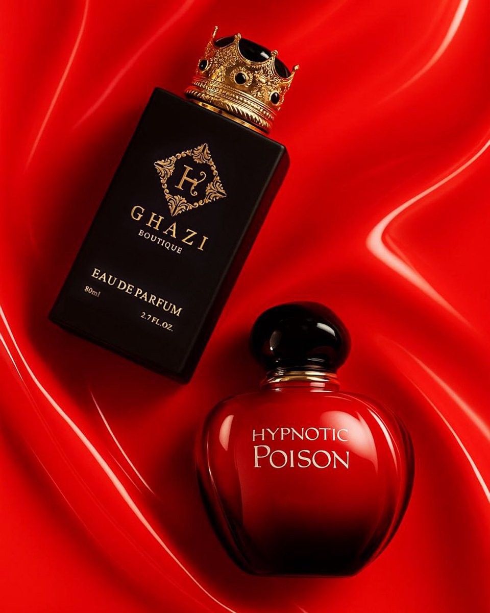 اللي جربته تعرفه… بس هالمرة بطريقتنا 👑
عطر غازي الجديد يجمع نفس الإحساس اللي تعودتي عليه،
دفء الفانيليا… نعومة اللوز… وسحر الحضور اللي ما ينسى 

تطابق مذهل مع الأيقونة العالمية،
لكن بروح غازي الخاصة وثبات يخطف الأنظار 

عيشي التجربة من جديد،
بفخامة تميّزك عن الكل بكود خصمك: