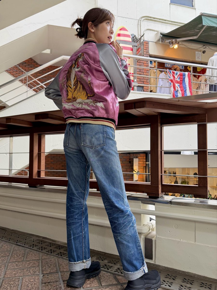 中川 New look☆😝😎 #スカジャン デビュー！ #504ZXX #501ZXX #501XX