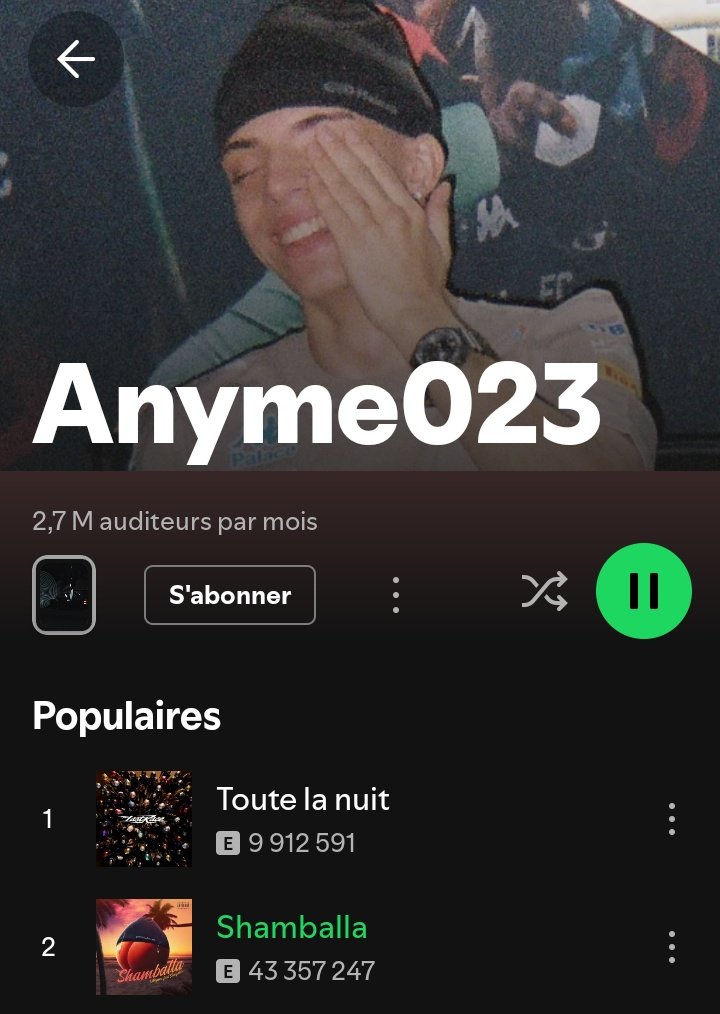 RAHIMTONY_7's tweet image. Ptdrr juste avec 2 sons il a presque 3 millions d'auditeurs mensuel.

Tiktok c'est grave hein