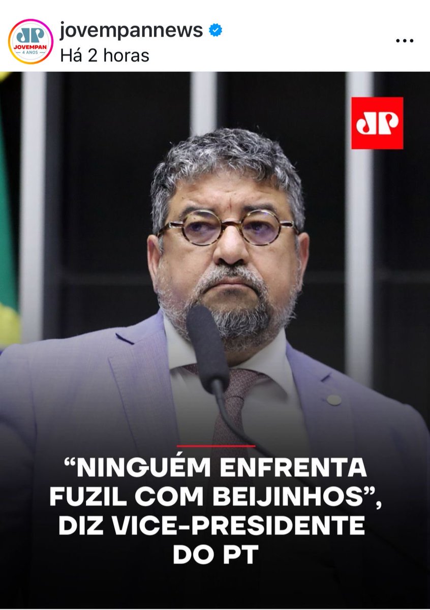 90% da população da comunidade apoiando a operação na favela …

O PT automaticamente: