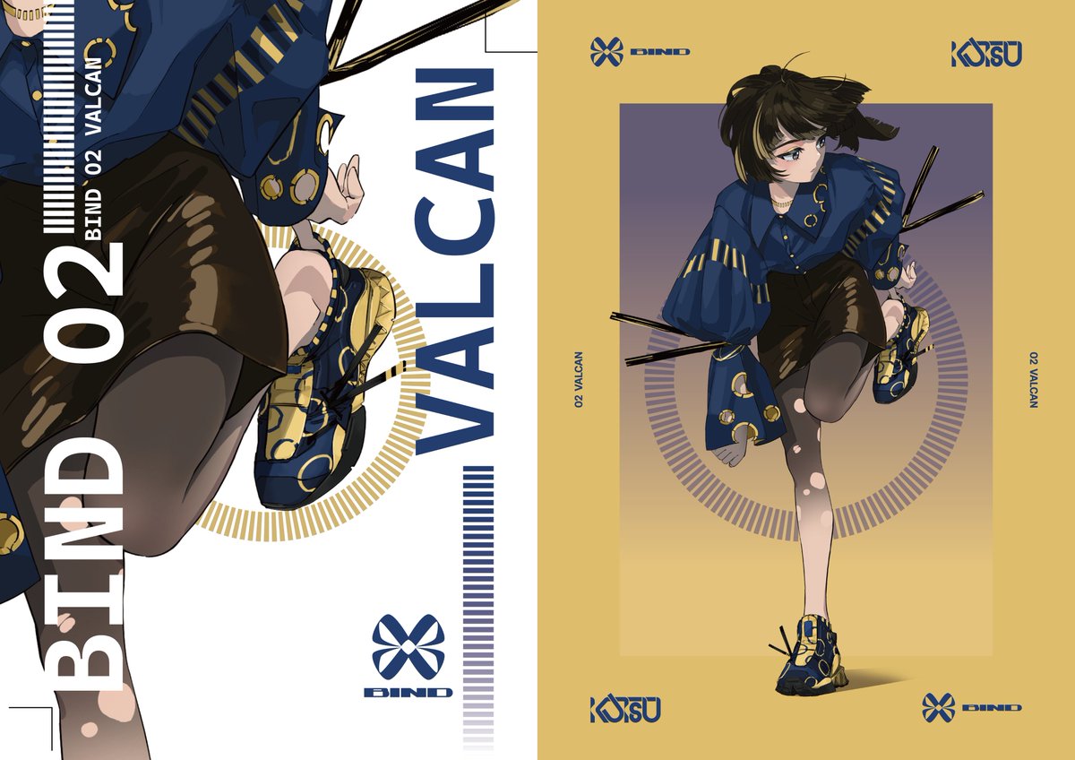 24kigoi3611's tweet photo. BIND 02 VALCAN
#KUTsU #イラスト https://t.co/YroHIra1v9