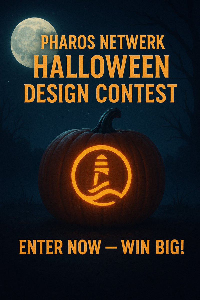 MohitMaini16's tweet image. 🎃👻 Unleash your spooky creativity!
Join the #PharosNetwerk Halloween Design Contest and show your hauntingly good art skills. 🕸️
#Web3 #DesignContest #Halloween2025 @pharos_network