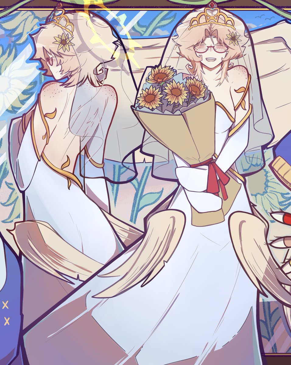 CharacterMinoya's tweet photo. [OC] "Silfi Layla season" - I poured whatever I have learned and mastered this year onto this artwork, been a while since I did a somewhat-hyper-detailed artwork

also first post in a while! https://t.co/YKu1jwGSoD
