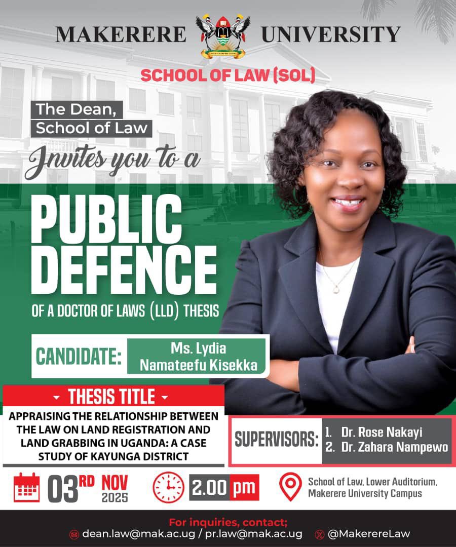 bkabumba's tweet image. At @MakerereLaw tomorrow ~ 👌