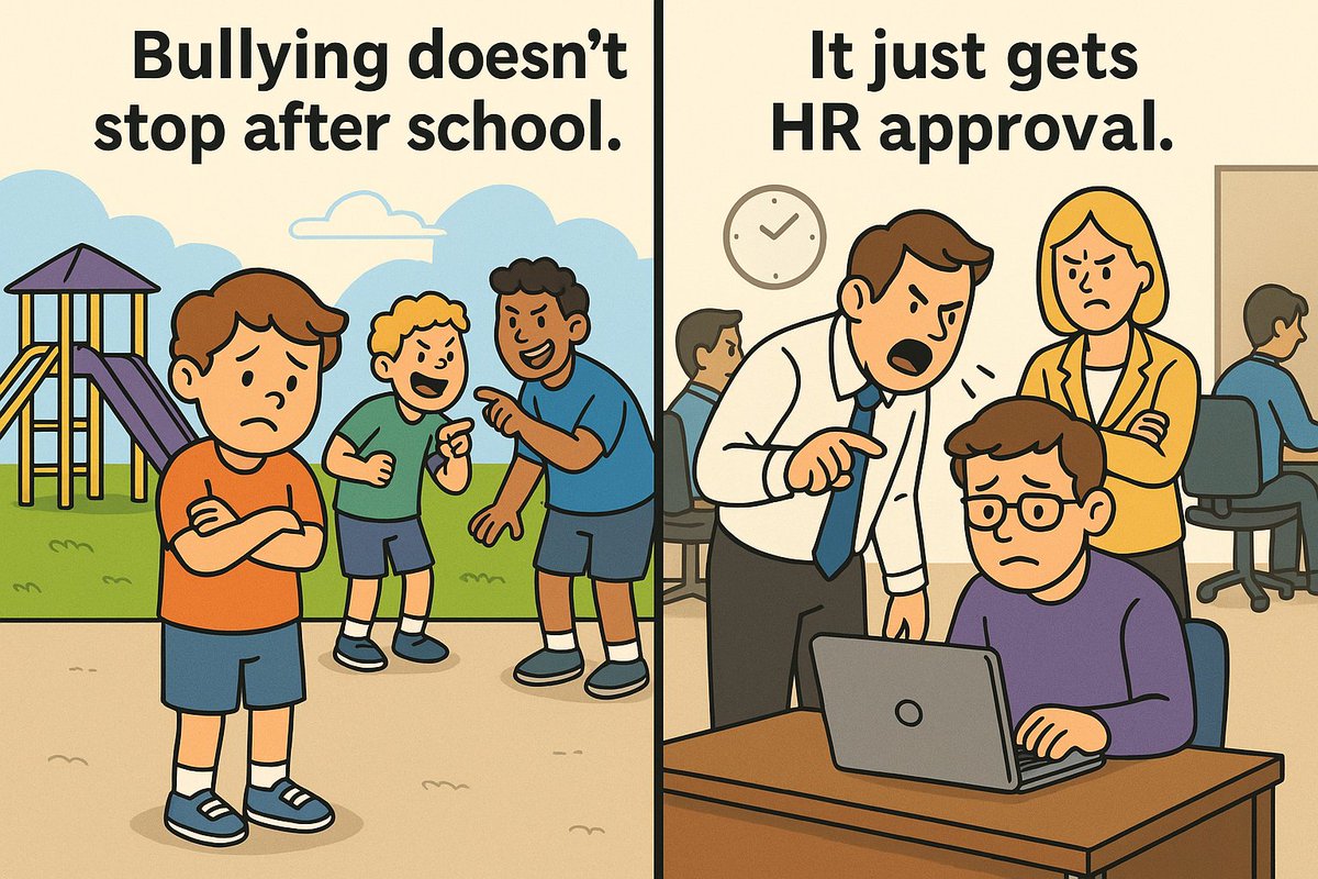 endworkabusenow's tweet image. IT&apos;S NATIONAL BULLYING PREVENTION MONTH!

Be a changemaker this October. Fundraise for End Workplace Abuse.

Create your page or donate directly: givebutter.com/notpartofthejob

Tag your posts #EndWorkplaceAbuse and #NotPartOfTheJob — and let’s make psychological safety the norm.
