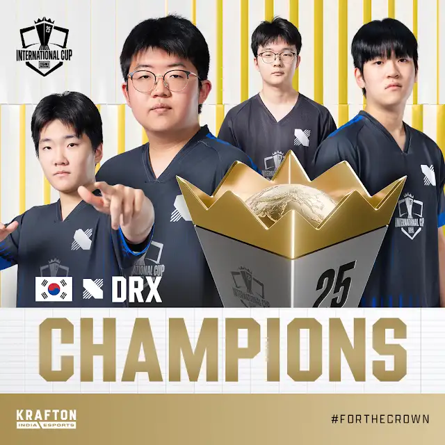BMIC 2025🇮🇳🇰🇷🇯🇵
🥇DRX 🇰🇷 ➡️ PMGC Gauntlet
🥈True Rippers 🇮🇳 ➡️ PMGC Group Stage
🥉Cag Osaka 🇯🇵