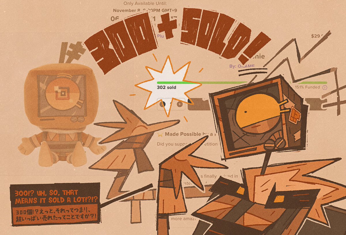 Over 300 Sasha plushies have been sold!!!!
Only 5 days left✨