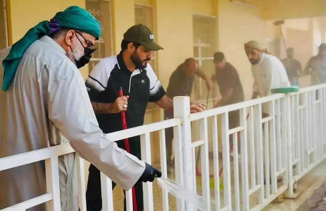 بخدمتك احنا 🤍

التيار الوطني الشيعي على اتم الاستعداد لحملة التعفير والتطهير 
التي امر بها سماحة السيد مقتدى الصدر بالتنسيق مع الجهات المختصة  للمدارس دفعاً للأوبئة .

لبيك سيدي لبيك