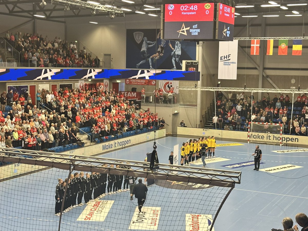 👋 aus Dänemark! Champions League in Esbjerg! #BVB #BVBHandball