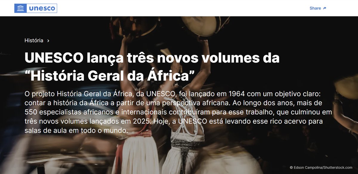 Um trabalho de relevância histórica