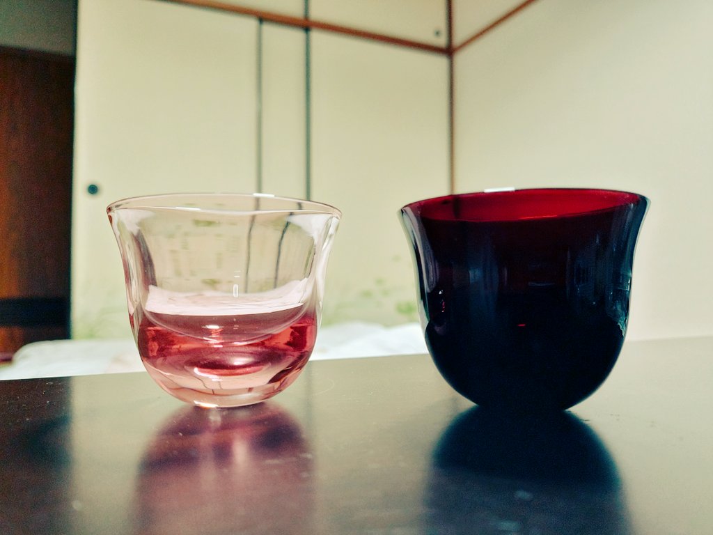 鮮やかな藍が素敵!昔の盃洗 鮮やかな藍が素敵!昔の盃洗