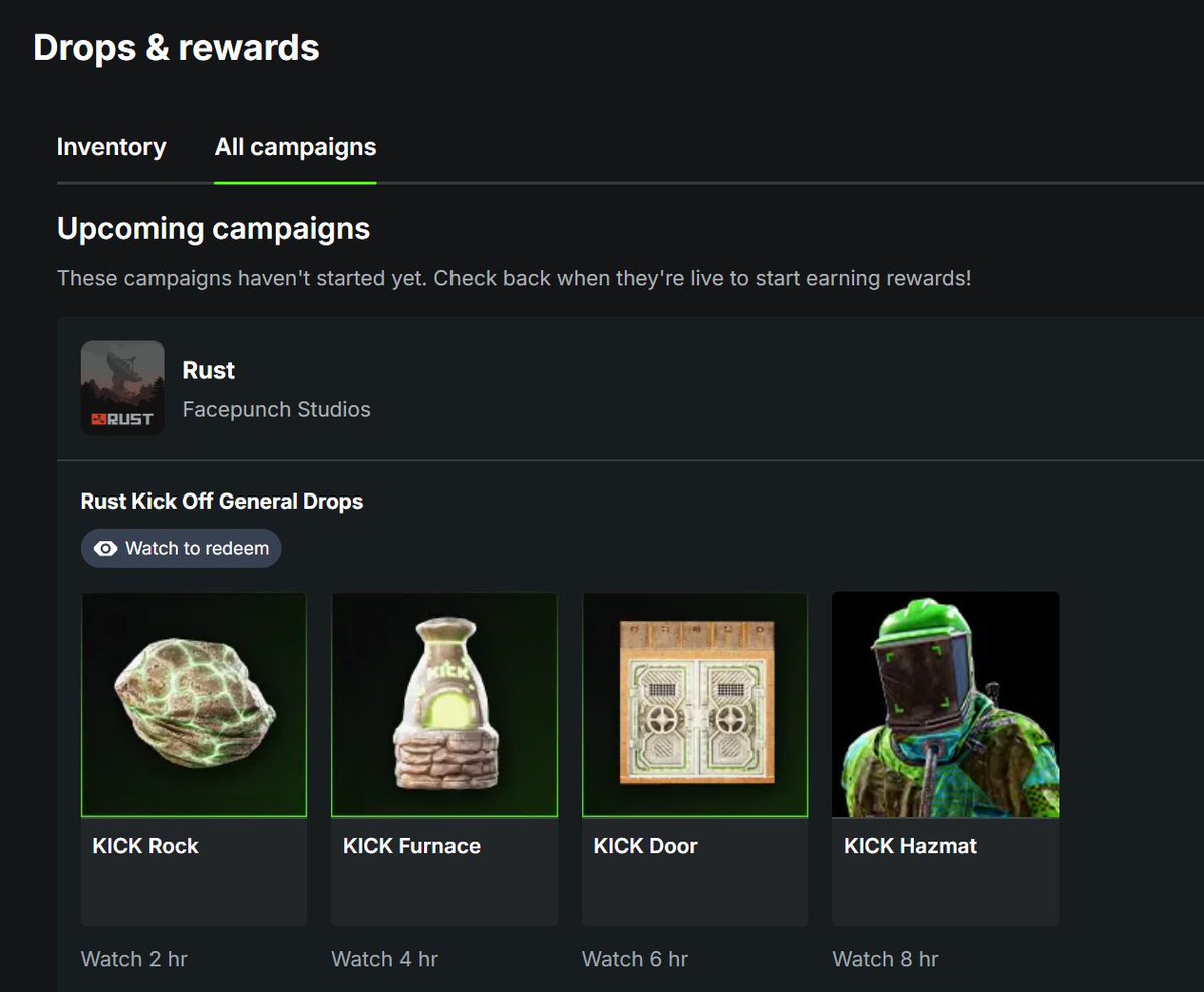 ill be doing a 24h rust stream if not more for the drops when the event opens up <a href="/KickCommunity/">KICK Community</a> <a href="/KickStreaming/">KICK</a> <a href="/xQc/">xQc</a> <a href="/Svntvmvriv/">Santamaria</a>