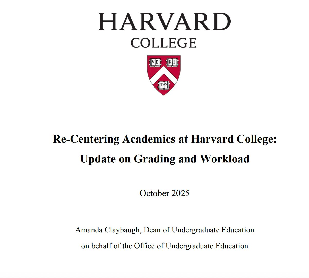 asanwal's tweet image. 1/ Just reviewed Harvard’s new Update on Grading &amp;amp; Workload report.

It confirms what many already suspect:

The value of a Harvard education is signaling, not rigor.

Admission is the achievement. 
Everything after is theater.

Here are my favorite data points and quotes.