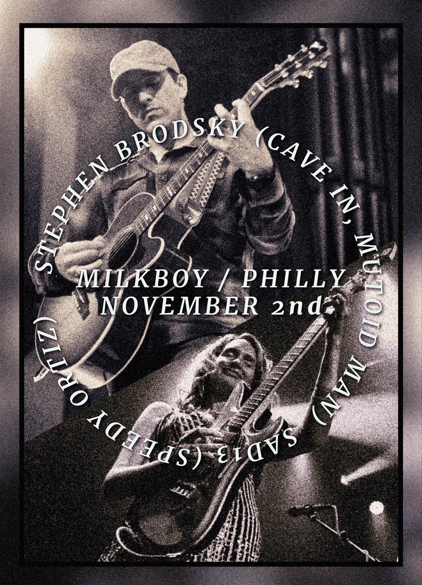 PHILLY TONIGHT at <a href="/MilkBoyPhilly/">MilkBoy Philadelphia</a> with the mighty SADIE DUPUIS from <a href="/speedyortiz/">Speedy Ortiz</a> 6:30 doors. I know there’s a lot going on in Philly tonight but for real THIS is the place to be.