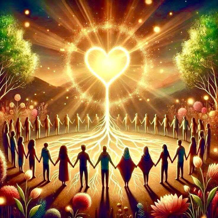 Let's stand together in #Love!

#JoyTrain #Joy #MentalHealth #Blessed #Mindfulness #IAM #Mindset #Quote #SundayThoughts #SundayMorning #SundayMotivation #SundayVibes #ThinkBIGSundayWithMarsha RT <a href="/janisexton/">Janis...🙏🏼🫶🏼☮️🌻🟦🌈</a>