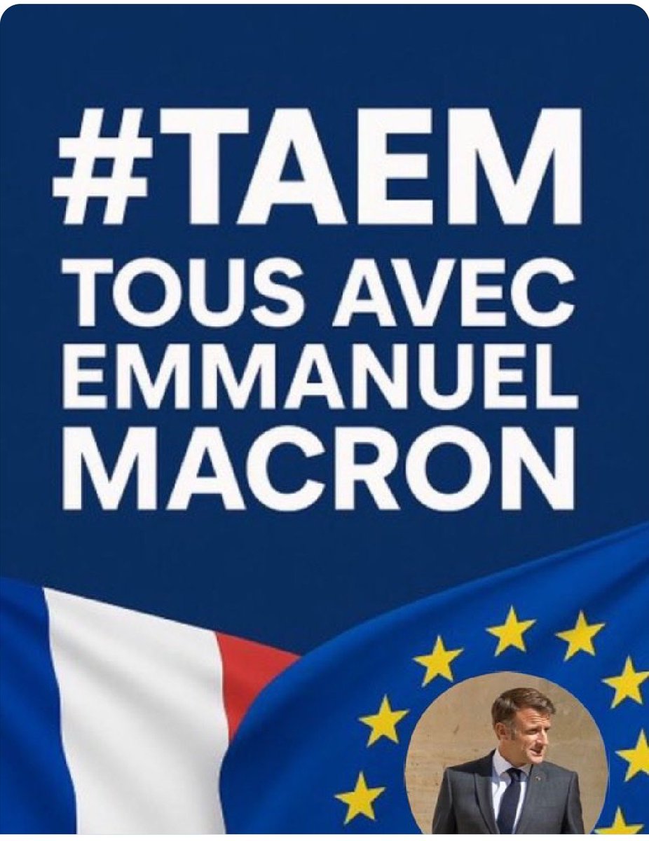 <a href="/MauriceMartin01/">Maurice Martin ♦️#TAEM</a> <a href="/EmmanuelMacron/">Emmanuel Macron</a> #TAEM 
#TiensBonMacron