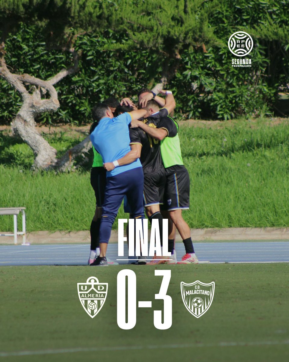 ⏰ 90’ // 0-3 // 𝐅𝐈𝐍𝐀𝐋. 

FINAAAAAAL FINAAAAAAAAL.
PARTIDAZO Y A SEGUIR!!!🤩

#AlmeríaBMalacitano 🖤