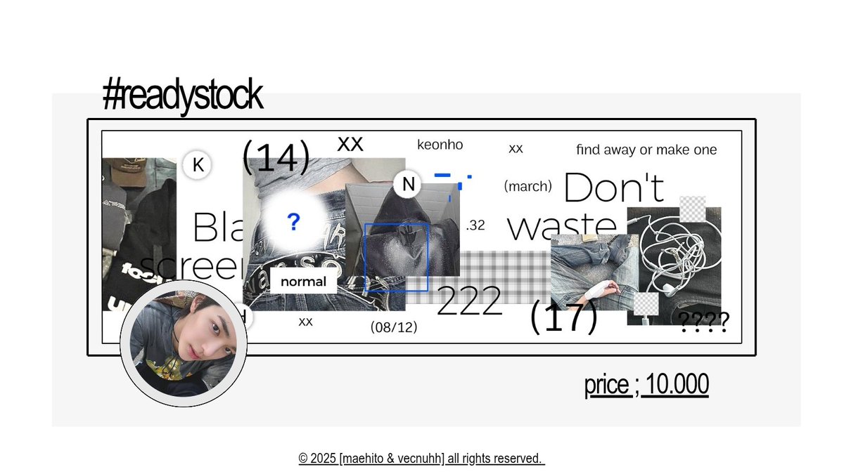 maehito's tweet image. help repost? tysm &amp;lt;3

avail; ready stock layout — keonho cortis! price at pict, and free retext. claim through dm 🖤

; #zonauang #zonajajan
