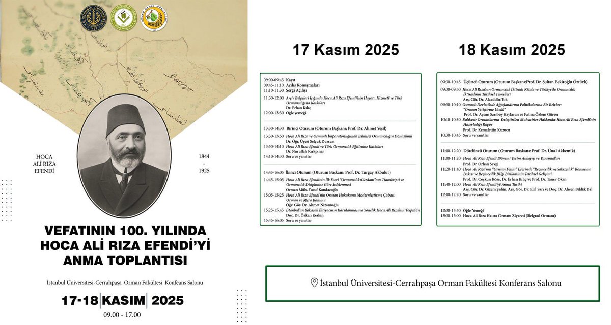 Şöyle güzel ilmî bir toplantı var.
Ne demiştik;
"tarihsel düşünme 'gelecek geçmişi şimdi kılma bilincidir'.
Tarihi bilimi de bu bilincin becerisi ve etkinliği...