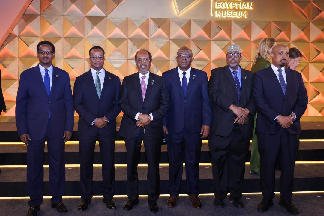 Honored to accompany H.E. Pres. <a href="/HassanSMohamud/">Hassan Sheikh Mohamud</a> at the Grand Egyptian Museum opening in Cairo. A landmark for the modern era, housing 100,000 artifacts across 7,000 years of history. A $1.2B project poised to welcome 8M visitors yearly and boost Egypt’s tourism. #GEMEgyptCulture