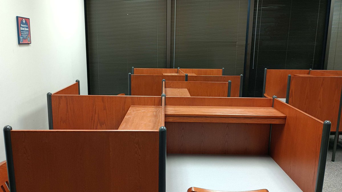 Check out these desks at my university.... Someone had to realize at some point... Right??