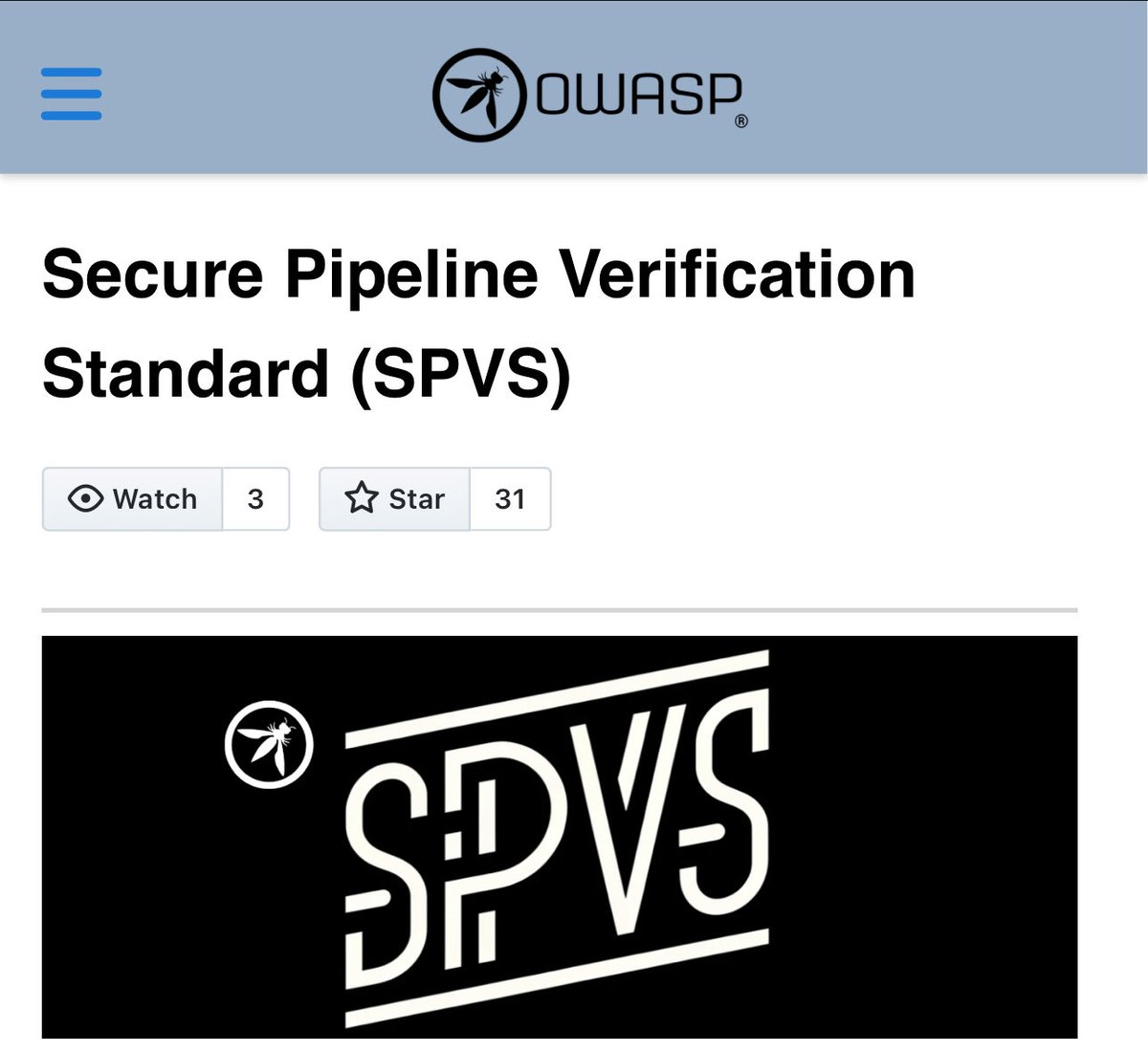 Semana passada lançaram o OWASP SPVS ou Secure Pipeline Verification Standard 

Já deram uma olhada? #bolhasec