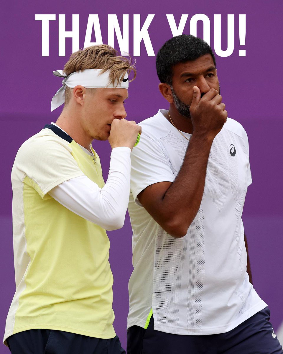 denis_shapo's tweet image. Honoured to have shared the court with you and to have been a small part of your incredible career. Super grateful to have had you as my mentor &amp;amp; friend on tour, I’ll never forget all the memories we shared!
P.S. I’m still not convinced you’re actually retiring! 😂 @rohanbopanna