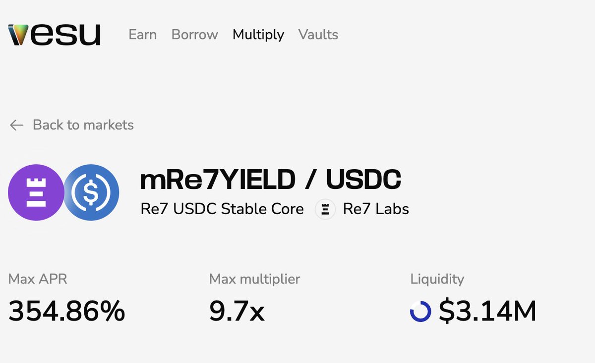 web3jade_io's tweet photo. Not gonna lie, @vesuxyz has taken over my browsing time these days 📈 

$STRK #mRe7YIELD https://t.co/iA91tsPfIk