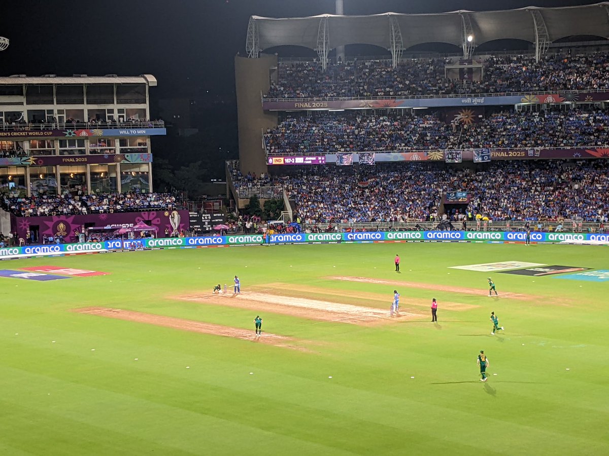 .<a href="/NorthStandGang/">North Stand Gang - Wankhede</a> in the stands

#INDvSA

#CWC25