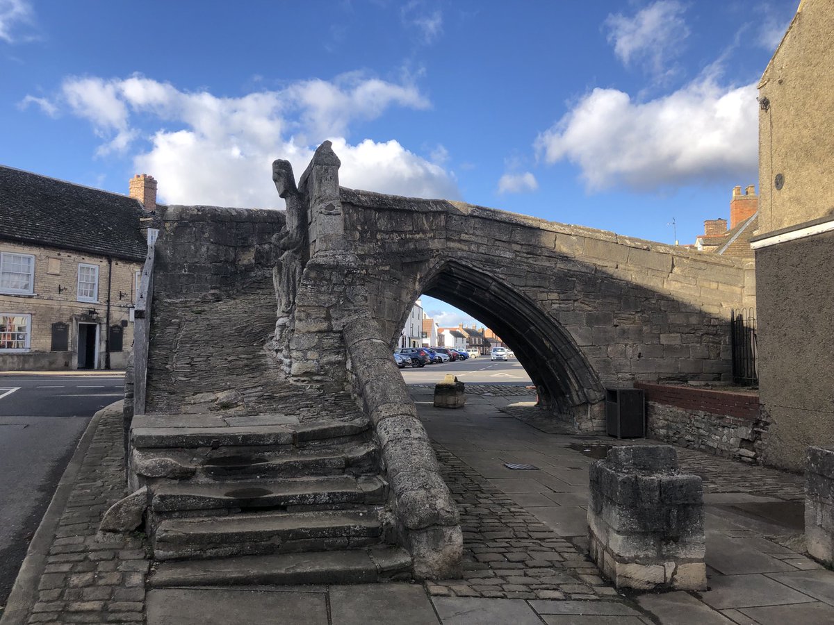 Stopped off in Crowland on a short detour home. What a delightful place. Even saw a building that looked a touch familiar…