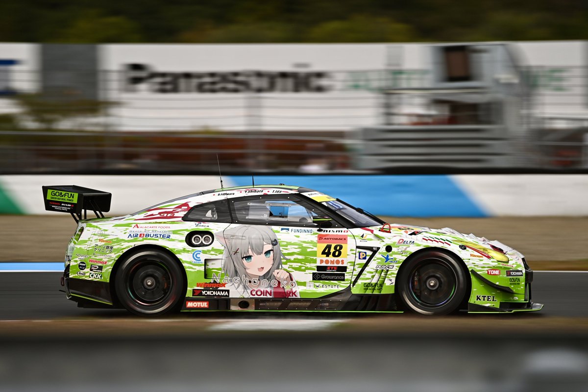 T_M_ROCK's tweet photo. 2025 11.2
2025 AUTOBACS SUPER GT Round8
MOTEGI GT 300km RACE
GRAND FINAL
ウォームアップ走行
この3台は撮るよな〜
4 #グッドスマイル #初音ミク AMG
9 #PACFIC #アイドルマスター NAC AMG
48 #脱毛ケーズフロンティアGOandFUN猫猫GTR
#SUPERGT https://t.co/52bt9WZB4y