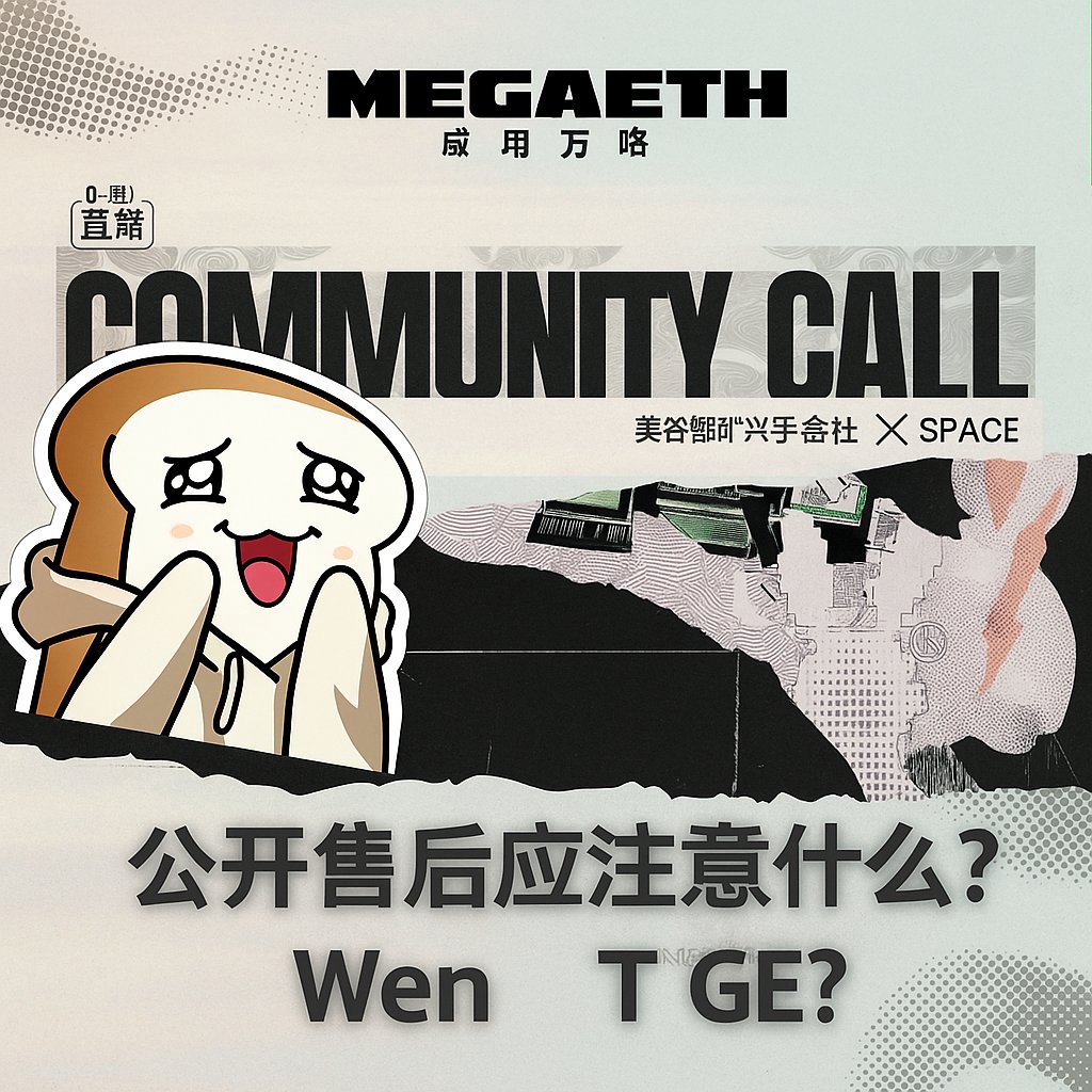 COMMUNITY CALL 晚上8点——继续我们的 MegaETH 贡献系列

今晚20:00 我们将举办一场 Community Call，一起讨论
<a href="/megaeth/">MegaETH</a> 主网进展，并回顾刚刚结束的 ICO 阶段。
很多人最关心的问题之一是：
 “MegaETH 的 5% 分配与主网 2.5% 活动到底有什么区别？”
今晚我们将重点解析。

——
目前关于 MegaETH