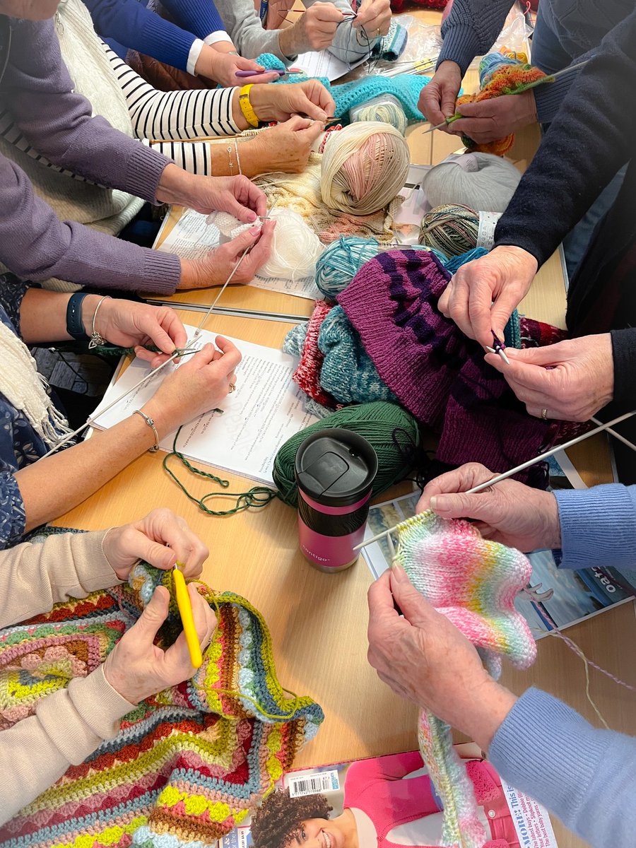 StAustellU3A's tweet image. Our newly formed Knitting &amp;amp; Crochet group is establishing itself as a really warm and enjoyable social group with everyone sharing &amp;amp; swapping ideas. Watch this space, as it will soon open up to other hand sewing needle crafts! #u3a_uk #U3A #learnlaughlive #retirement