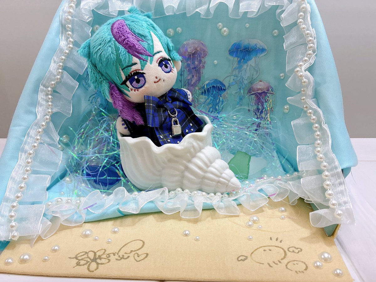 xdnPCBJcTeVZMci's tweet image. パネルも手作りのぬい撮りスペースもめちゃ撮影はかどりました📸
カメラロール幸だらけ…
ちぇきも存分にとれてスタッフさんもいろいろ助けてくれたり優しくてとても心がほくほくです🫶🏻
ありがとうございました👐🏻♡

#ぺけ隊