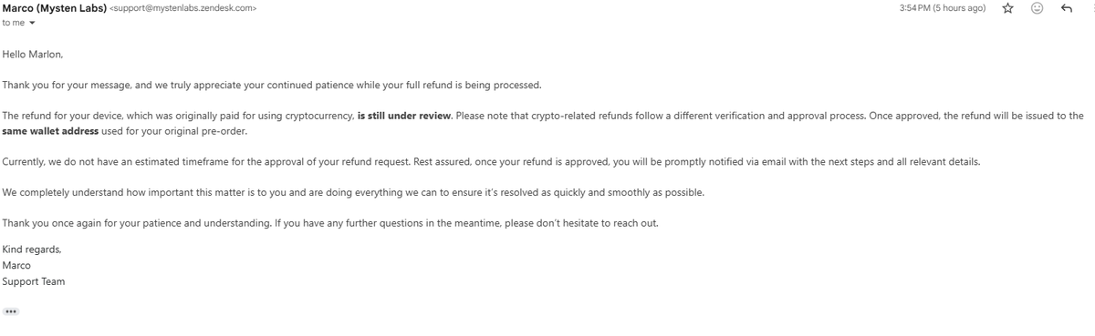 mhing21's tweet photo. @SuiPlay wait for a year for my device but didnt come
and now i want refund + how many years to wait? https://t.co/zqkRsY50fh