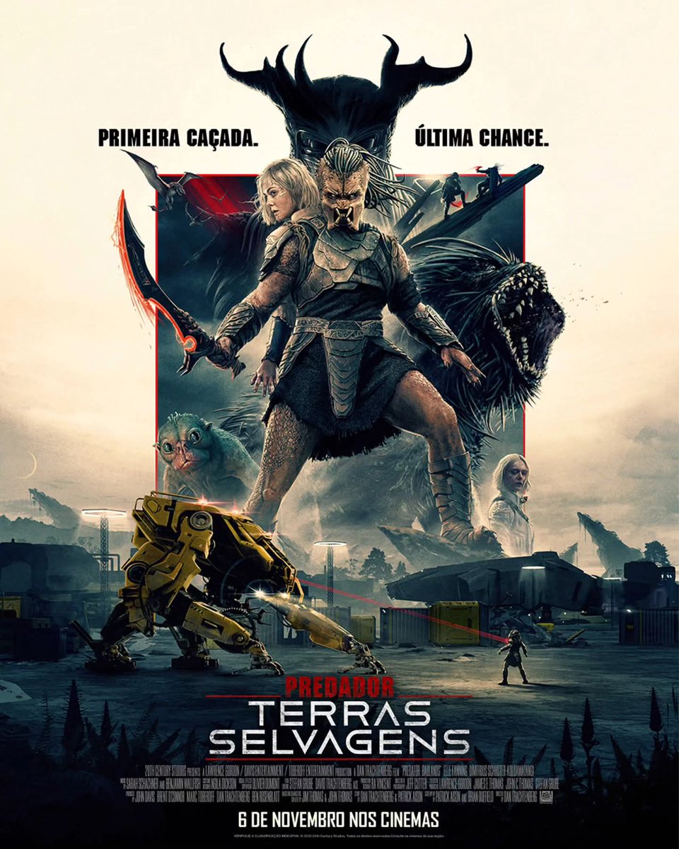 AlissonJonantha's tweet image. Prepare-se Vocês Não Vão Caçar Vocês É A Caça A Menos Que Se Torne O Predador Dia 6 De Novembro Estreia Predador: Terras Selvagens #predador #predator #PredatorBadlands @20thcenturyBR @20thcentury @Predator